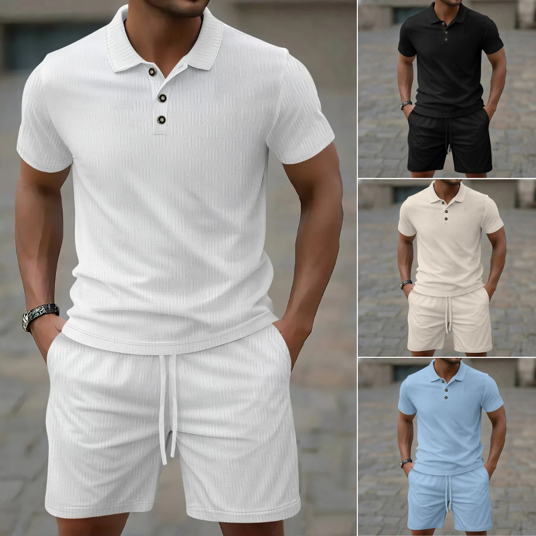 Coastal Comfort Summer Polo Set