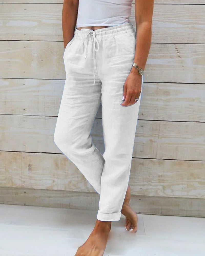 Everyday Linen Wide Pants